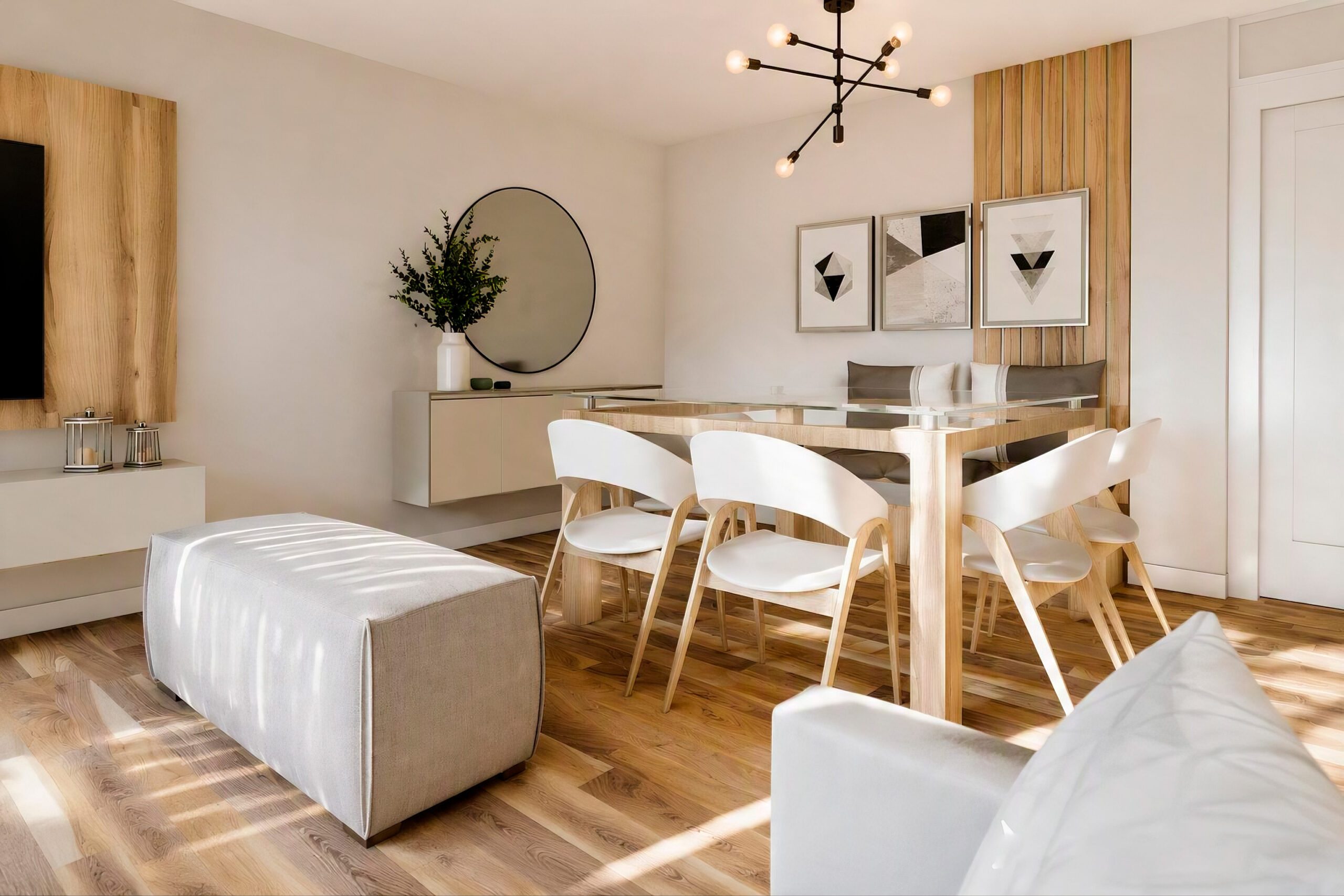 D&C arq - Residencial departamento (remodelación, mobiliario y deco)