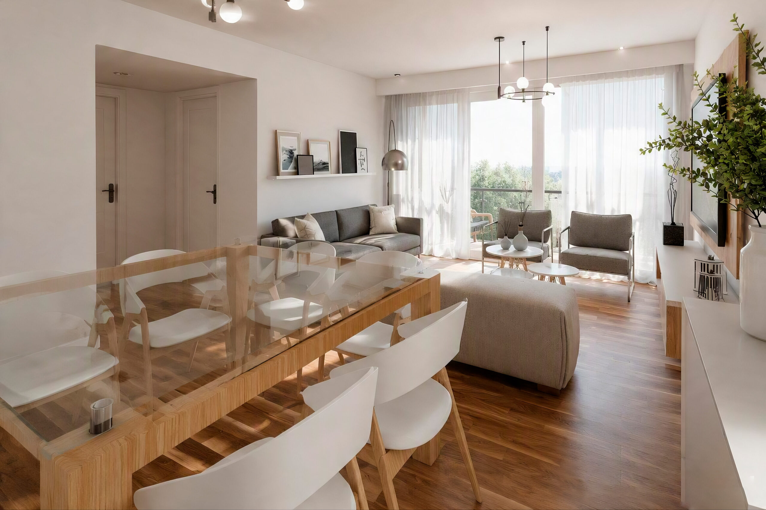 D&C arq - Residencial departamento (remodelación, mobiliario y deco)